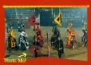 A photo of me while I worked at as a aquire at Medieval Times