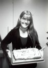 Harmony is Proud of the birthday cake she made