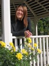 Posing in the gazebo at in the Cal Poly Pomona rose garden