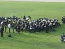 The campus band plays traditional and inspirational music