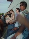 Starting from near: Alex's blurry hand, Josh, Kelly, Patty, Shannon is behind Patty, John