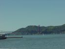 The Golden Gate Bridge from Fishermans wharf