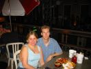 Suz and dave  sharing some Shrimp