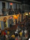 Even though its not Mardi Gras, People still go crazy and throw beads around