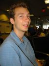 Dave waits at Los Angeles Airport