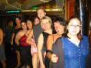 Group photo infront of Alfreds Bar