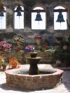 Closeup of the Fountain and old Bells