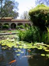 The central fountain in Mission San Juan Capistrano, California