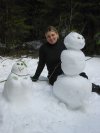 We made some anatomically correct snowpeople