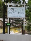 Saying bye bye to the awesome Narrow Gauge Inn that we stayed in