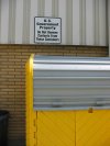 They dont mess around, even the garbage is protected government property