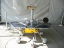 Full scale mockup of the Mars Exploration Rovers.