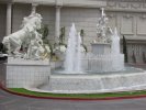 Some fontain in front of Caesars Palace