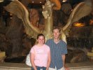 Kristi and Dave, just before we get trampled by the treacherous looking winged horse